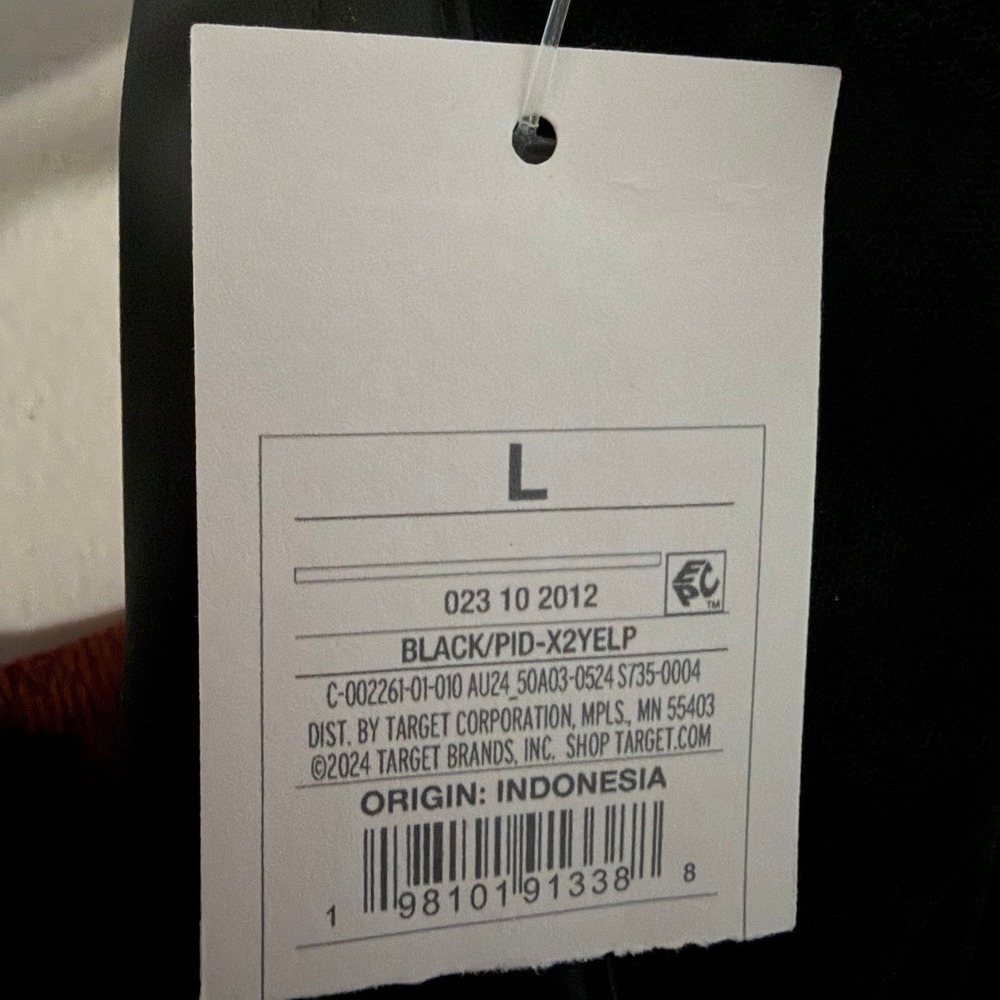 Auden Intimates Size Large Satin Longline Bustier Bra Set Black Berry Red 2562 - Picture 5 of 5